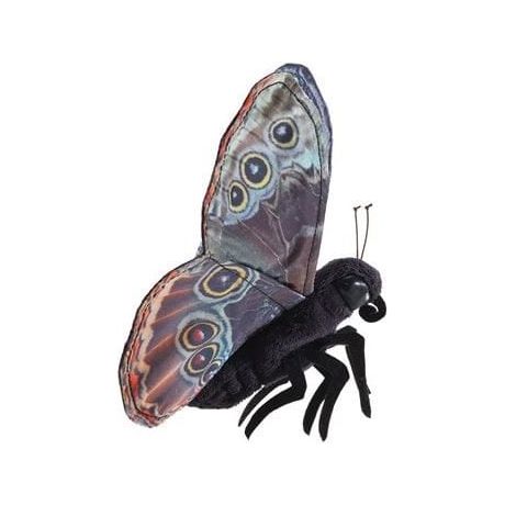 Folkmanis Finger Puppet - Butterfly, Blue Morpho Finger Puppet Folkmanis