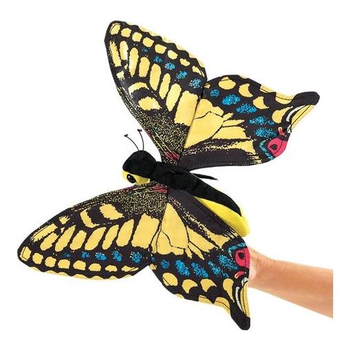 Folkmanis Finger Puppet - Butterfly, Swallowtail Finger Puppet Folkmanis   