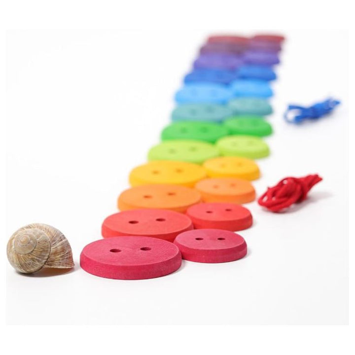 Grimm's Large Wooden Buttons Puzzle and Educational Grimm's