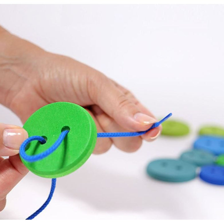 Grimm's Large Wooden Buttons Puzzle and Educational Grimm's
