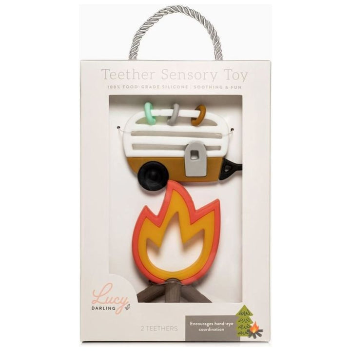 Little Camper Teether Toy Set Pacifiers and Teething Lucy Darling
