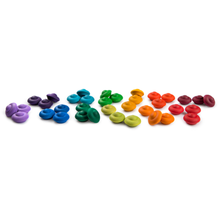 Grapat Mandala Rainbow Flowers Wooden Toys Grapat