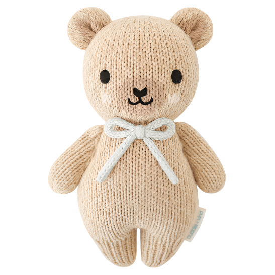 Cuddle + Kind Baby Honey Bear - Robin’s Egg Blue Baby Animal Collection Cuddle + Kind