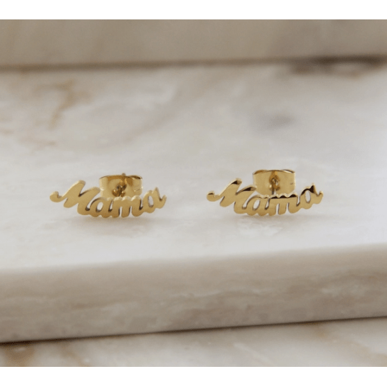Maive Jewelry- Mama Studs , Gold or Silver Ring Maive Jewelry Gold  