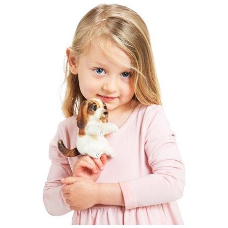 Folkmanis Finger Puppet - Mini Dog Finger Puppet Folkmanis