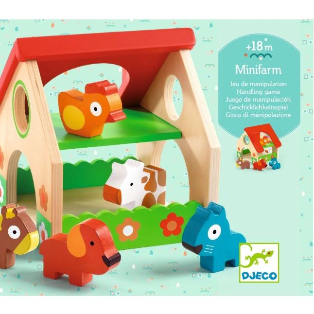 Djeco Minifarm Wooden Farm Set Wooden Toys Djeco   