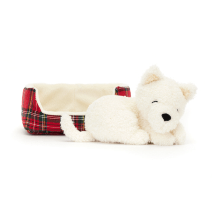 Jellycat Napping Nipper Westie Dogs & Puppies Jellycat