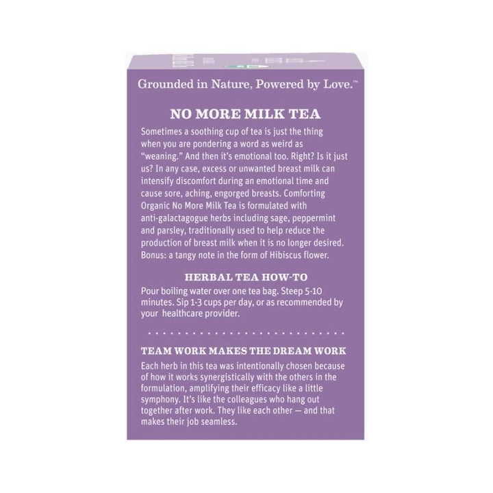 Earth Mama Organics No More Milk Tea Supplements & Remedies Earth Mama Organics
