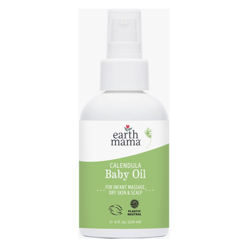 Earth Mama Calendula Baby Oil The Natural Baby Company