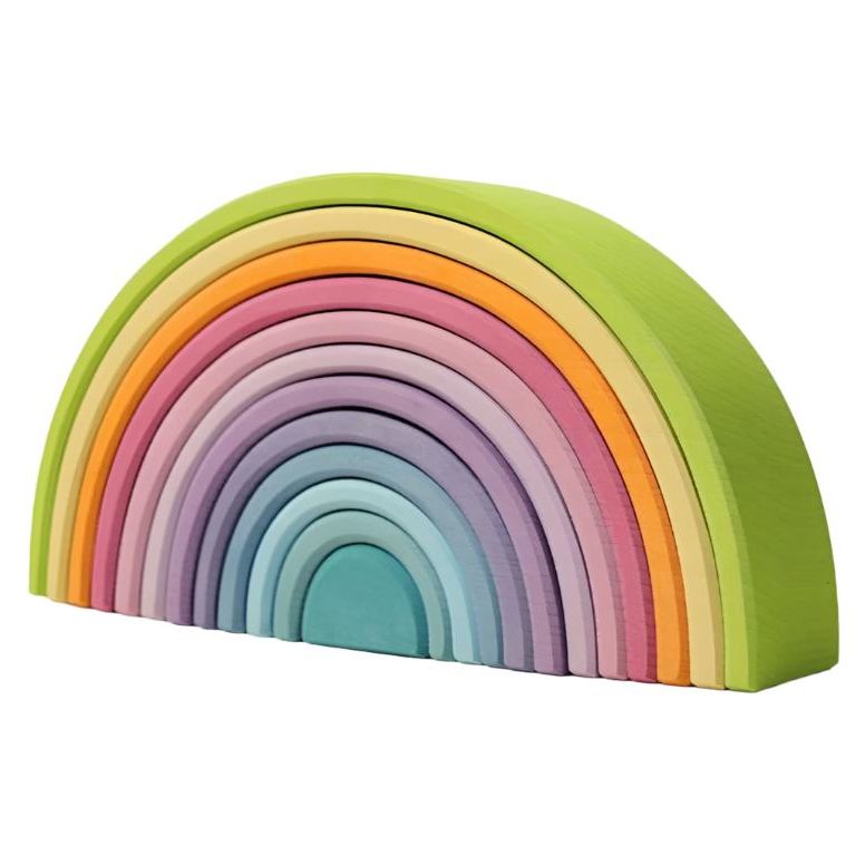 Grimm's Large Rainbow Pastel Rainbow Tunnels Grimm's