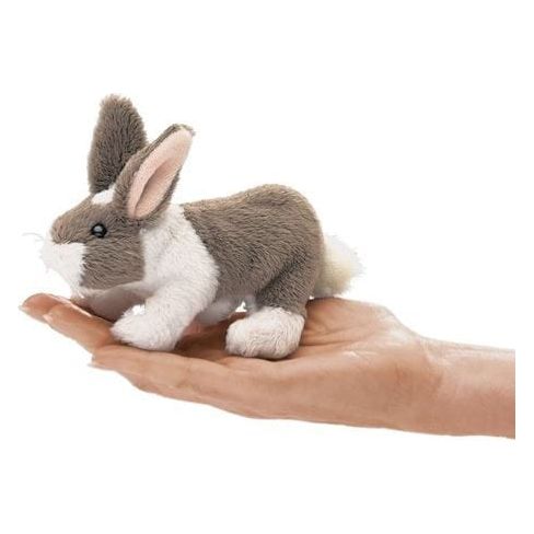 Folkmanis Finger Puppet - Mini Bunny Rabbit Finger Puppet Folkmanis   