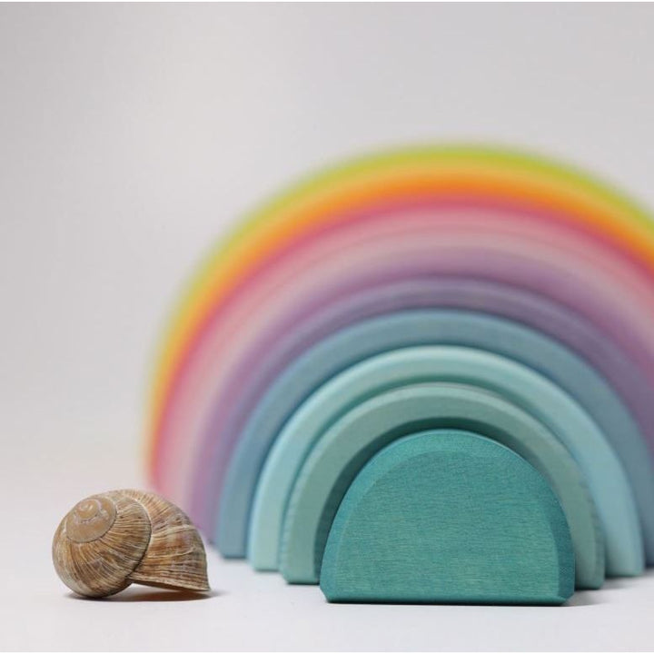 Grimm's Large Rainbow Pastel Rainbow Tunnels Grimm's