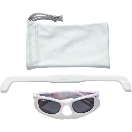 WeeFarers Polarized Sunglasses - Tie Dye Pink-Purple Sunglasses WeeFarers