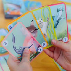 eeBoo Go Shark Go! Playing Cards Puzzles & Mazes eeBoo