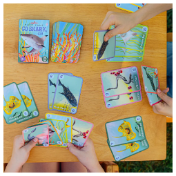 eeBoo Go Shark Go! Playing Cards Puzzles & Mazes eeBoo