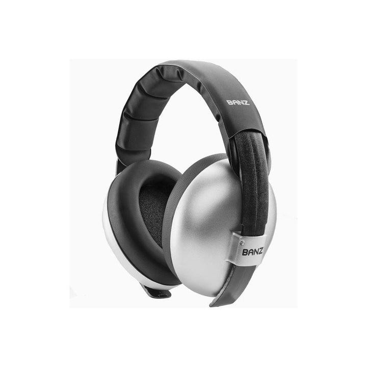 Banz Baby Earmuffs Accessory BANZ Carewear for Kids Silver