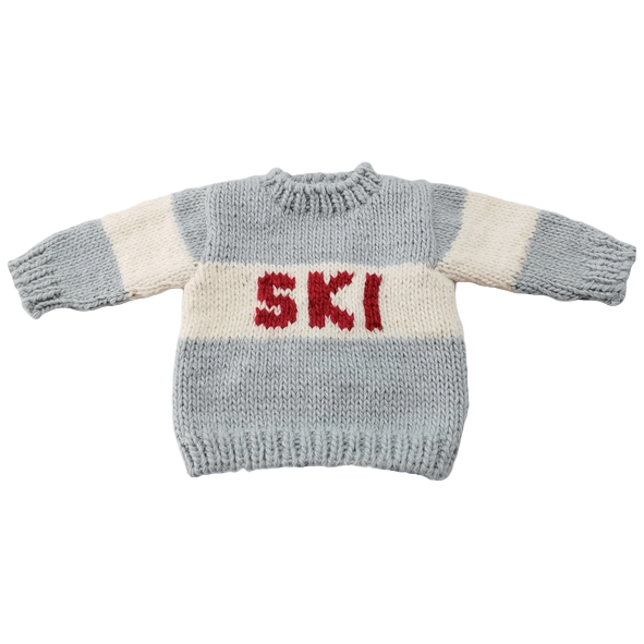 Blueberry Hill Ski Sweater, Bowie Grey Sweater The Blueberry Hill