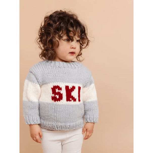 Blueberry Hill Ski Sweater, Bowie Grey Sweater The Blueberry Hill