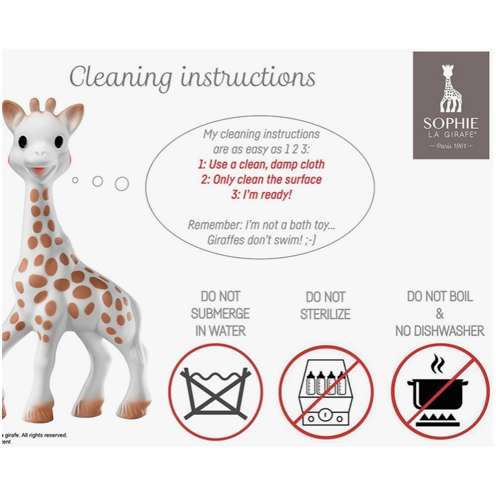 Sophie la Girafe White Box- Classic Pacifiers and Teething Sophie la Girafe