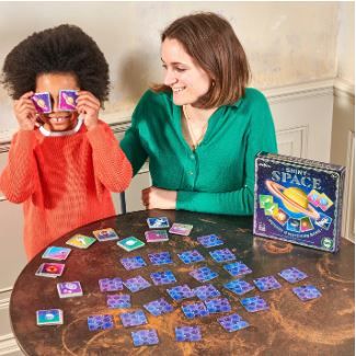 eeBoo Space Shiny Memory & Matching Game Puzzles & Mazes eeBoo