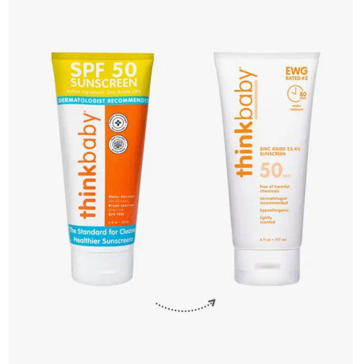 Thinkbaby Sunscreen SPF50 6 oz. Sun & Insect Protection ThinkBaby   