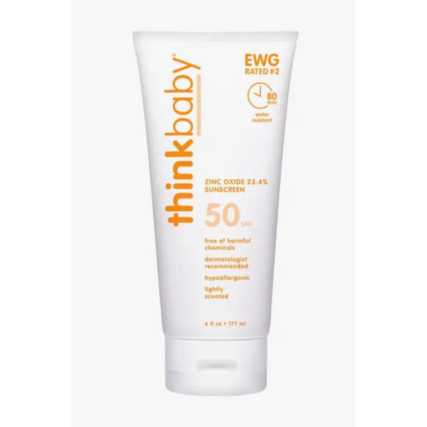 Thinkbaby Sunscreen SPF50 6 oz. Sun & Insect Protection ThinkBaby   