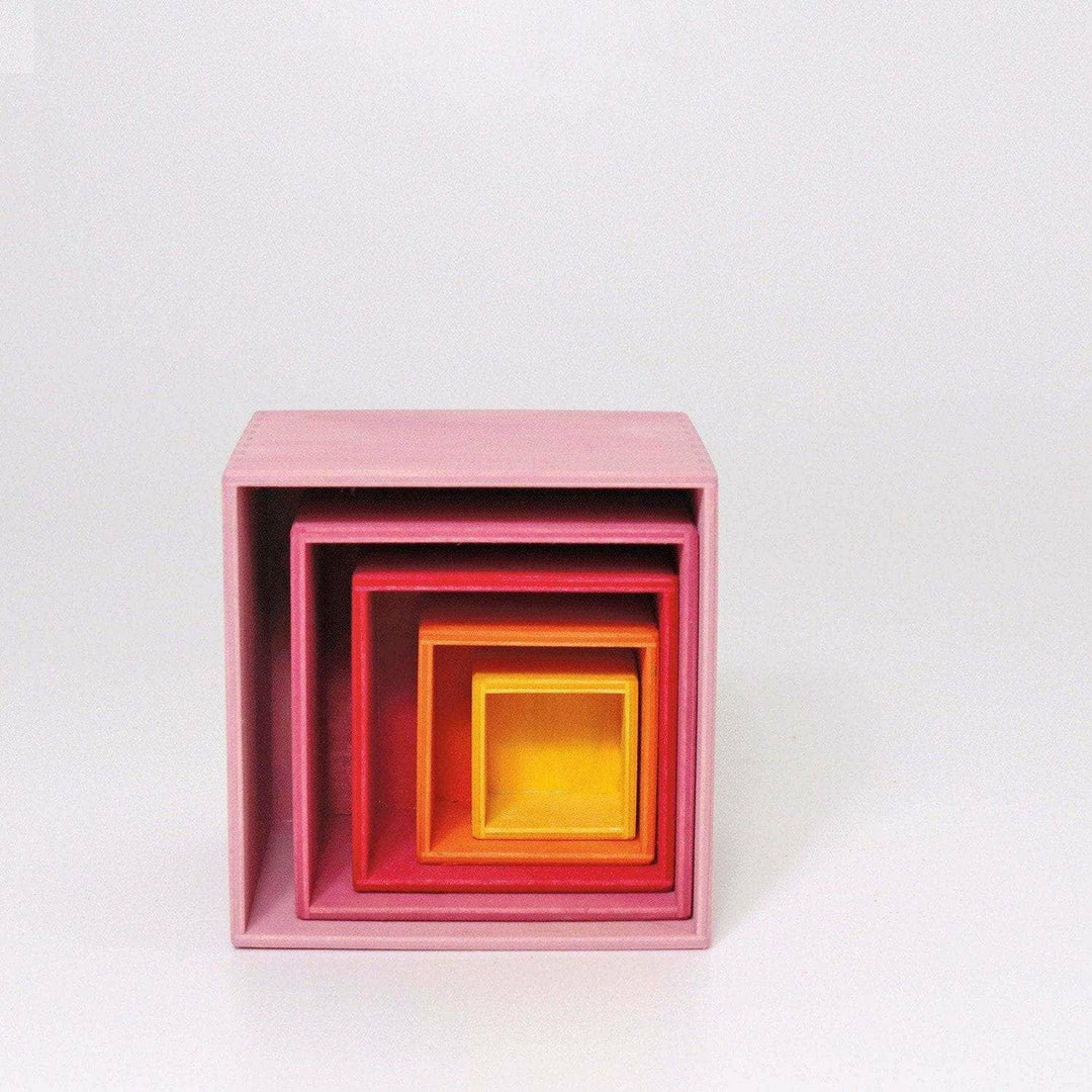 Grimm's Small Set of Boxes - Lollipop Sorting & Stacking Toys Grimm's