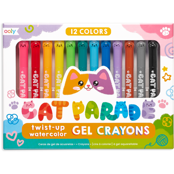 Ooly Cat Parade Gel Crayons Crayons Ooly   