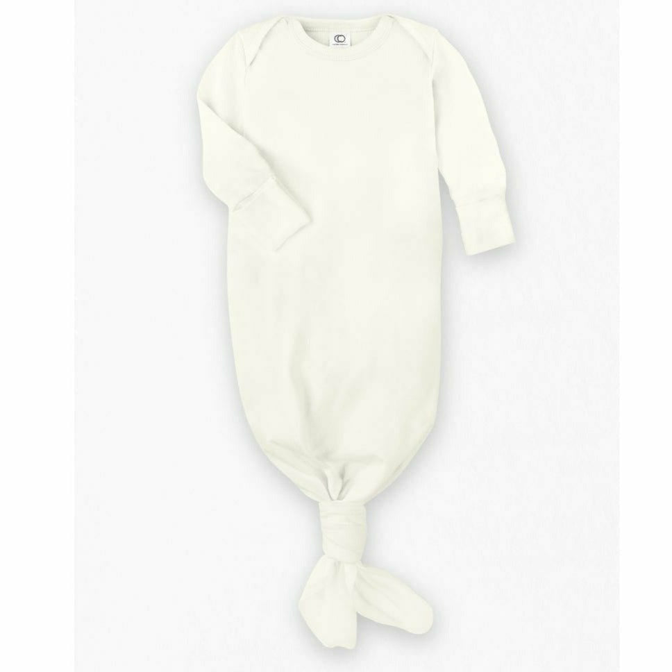 Colored Organics Infant Gown Natural Gown Colored Organics