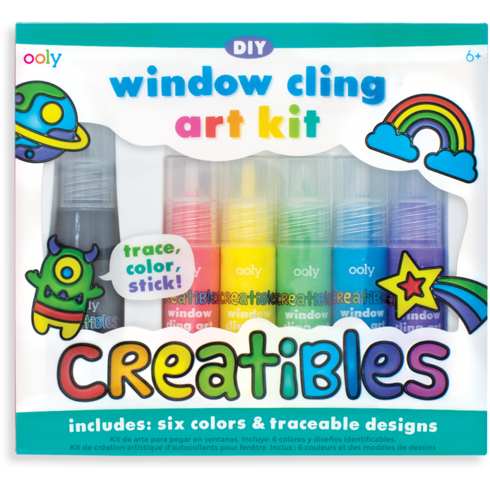 Ooly Creatibles DIY Window Cling Art Kit Art Kit Ooly   