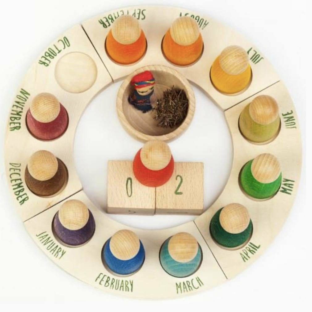 Grapat Perpetual Calendar Wooden Toys Grapat   