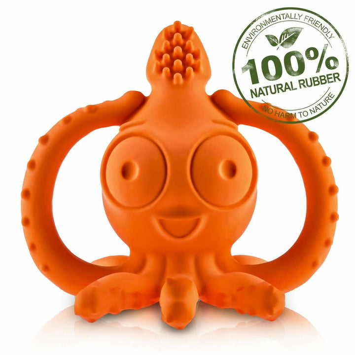 CaaOcho Sqwiddle the Squid Teething Toothbrush Natural Toiletries CaaOcho