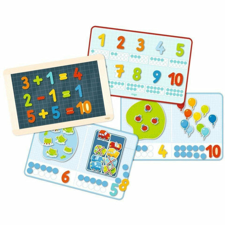 Haba Magnetic Game Box 1, 2 Numbers & You Puzzles & Mazes Haba