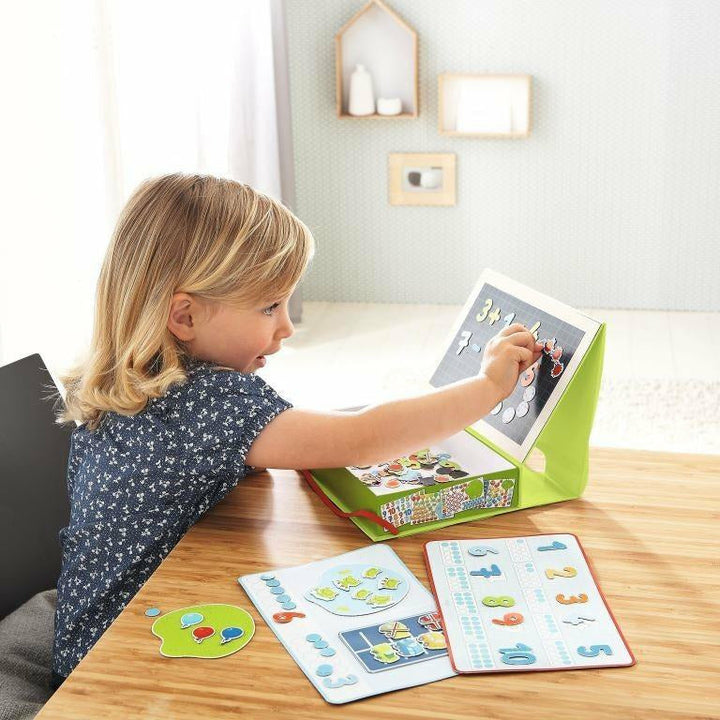 Haba Magnetic Game Box 1, 2 Numbers & You Puzzles & Mazes Haba