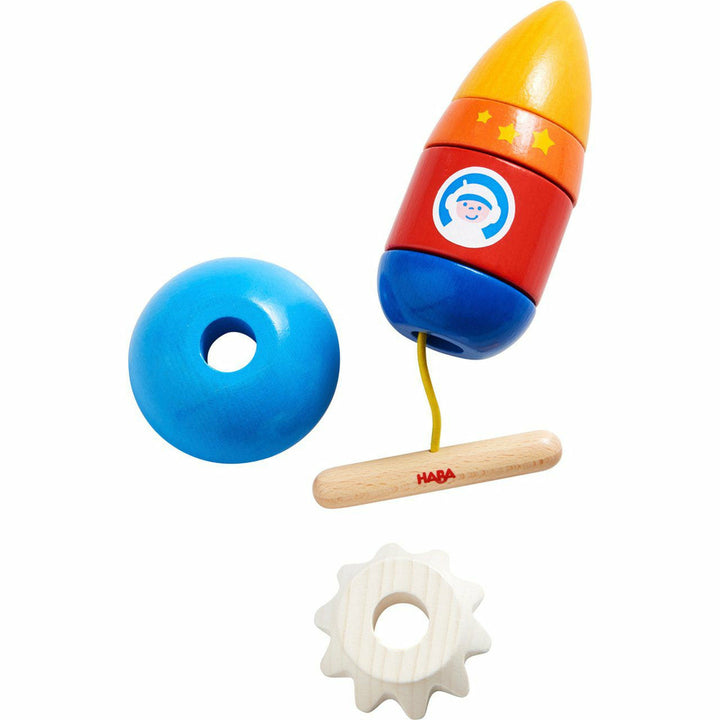 Haba Threading Game Rocket Puzzles & Mazes Haba