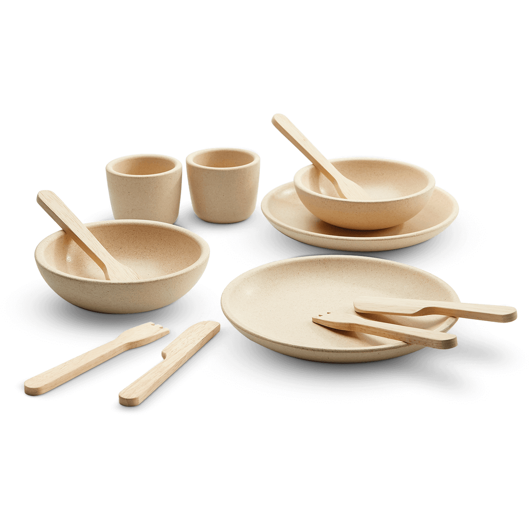 Plan Toys Tableware Set Toddler And Pretend Play Plan Toys