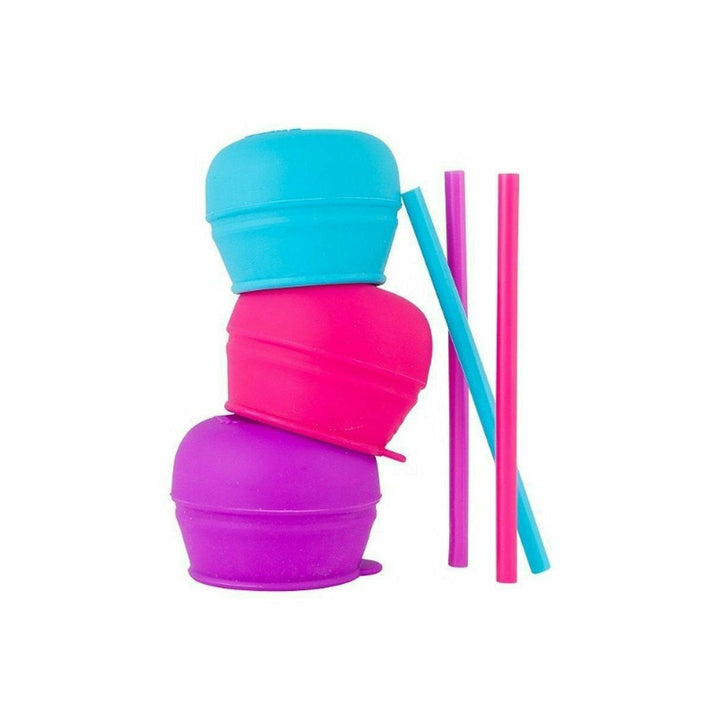 Boon Snug Straw Sippies and Bottles Boon Pink Multi  