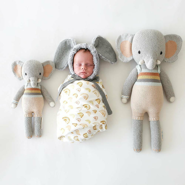 Cuddle + Kind Evan The Elephant 13" Dolls Cuddle + Kind