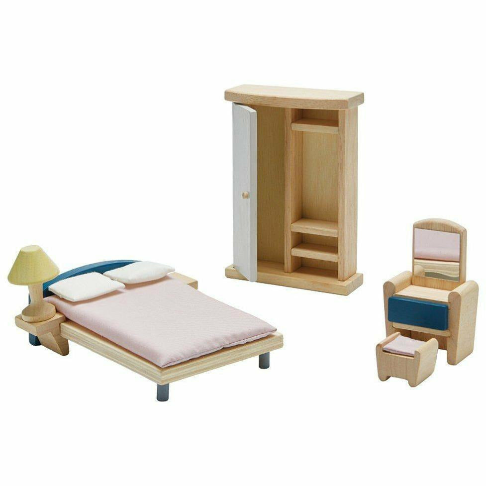 Plan Toys Bedroom - Orchard Dollhouses and Access. Plan Toys