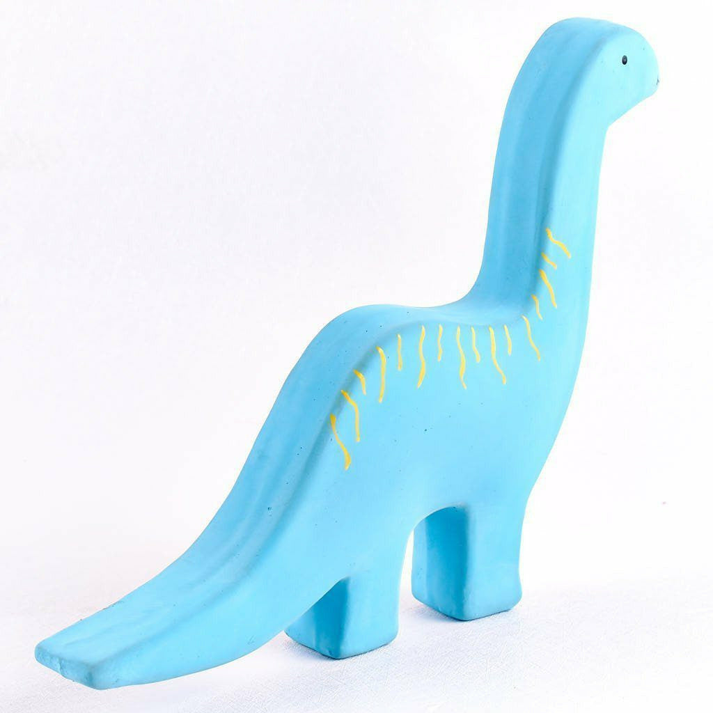 Tikiri Baby Brachiosaurus Rubber Toy Pacifiers and Teething Tikiri