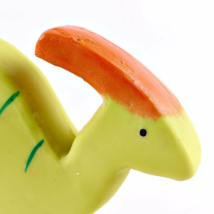 Tikiri Baby Baby Parasaurolophus Rubber Toy Pacifiers and Teething Tikiri