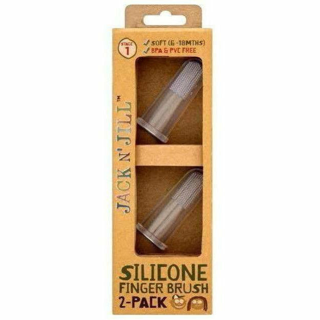 Jack N' Jill Silicone Finger Brush (2-pack) - Stage 1 Natural Toiletries Jack N' Jill