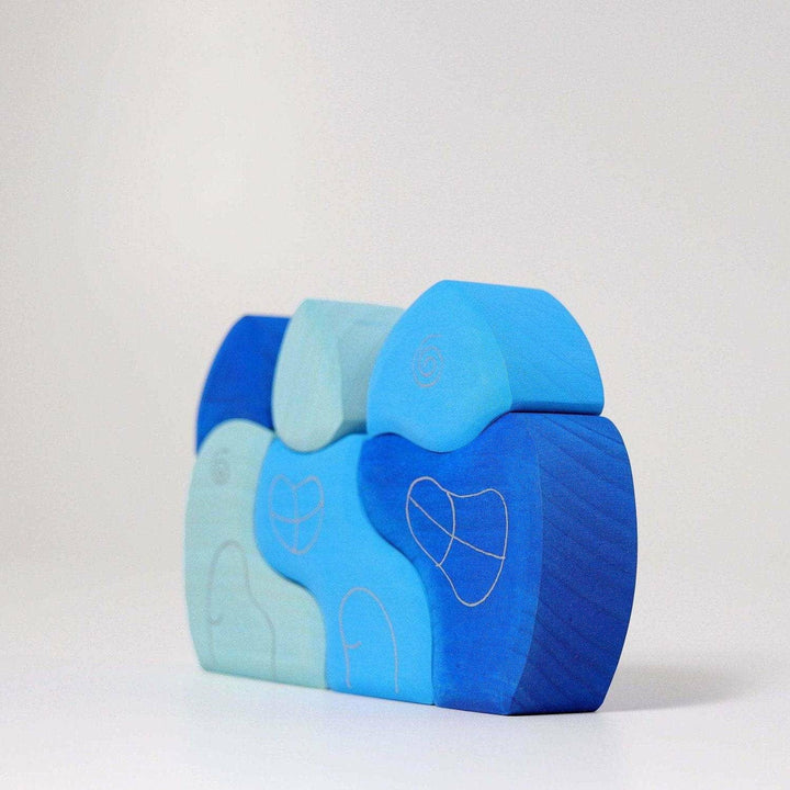 Grimm's Wave Houses Wooden Toys Grimm's