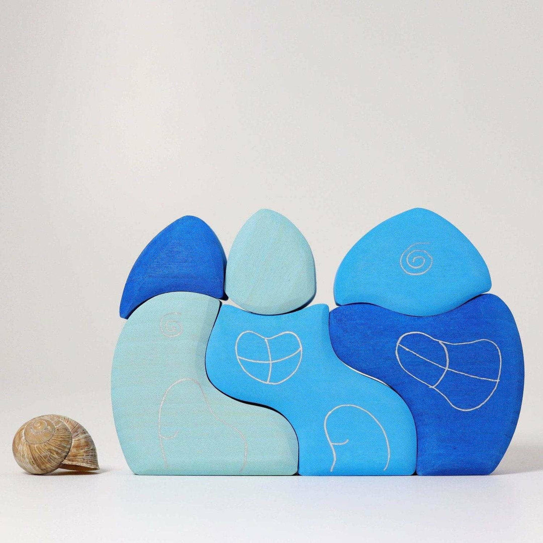 Grimm's Wave Houses Wooden Toys Grimm's