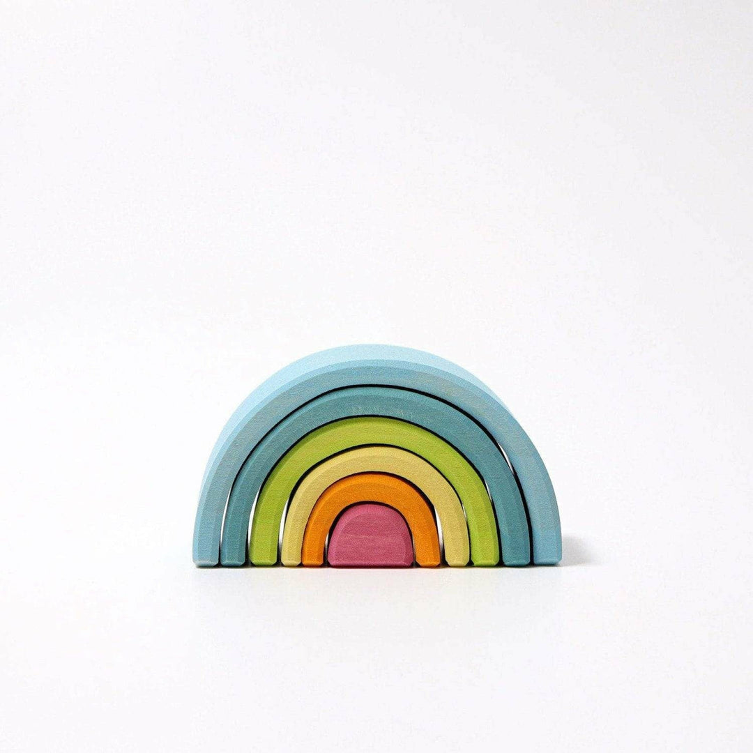 Grimm's Small Rainbow Pastel Wooden Toys Grimm's   