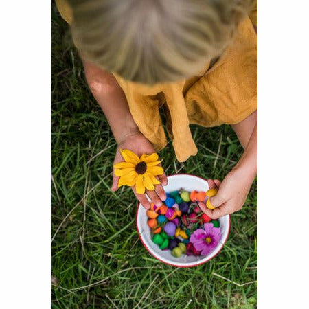 Grapat Mandala Rainbow Mushrooms Wooden Toys Grapat