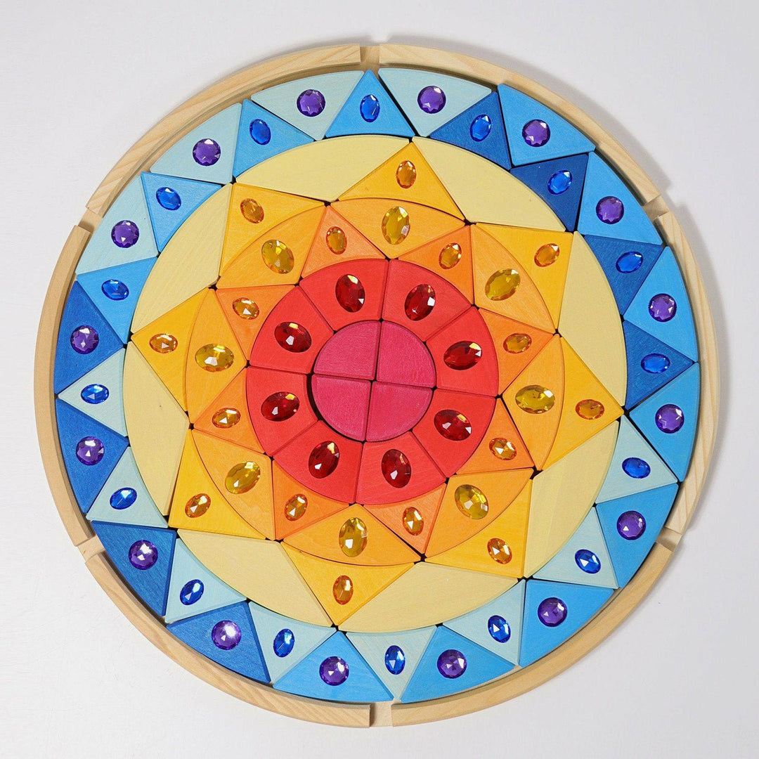 Grimm's Sparkling Mandala Sun Wooden Toys Grimm's