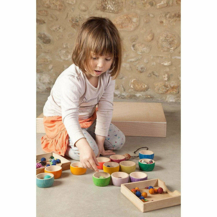 Grapat 12 Bowls Wooden Toys Grapat