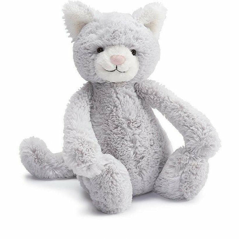 Jellycat Bashful Grey Kitty - Medium Cats & Kittens Jellycat   