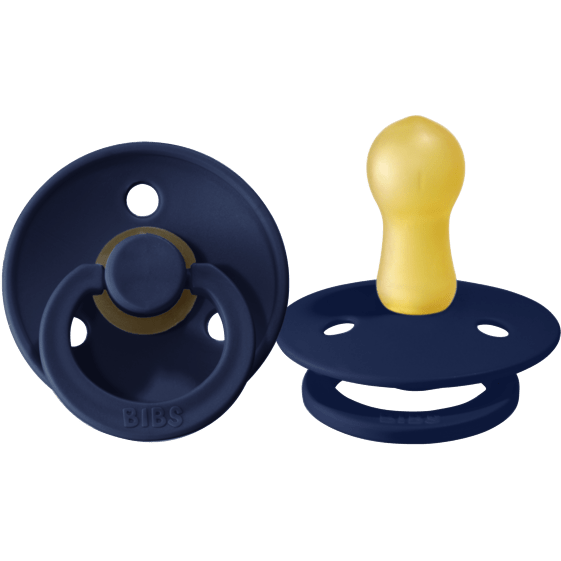 BIBS USA Natural Rubber Pacifier 2 Pack Deep Space